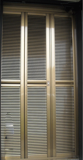 玄関網戸フラップ親子ドア