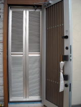 フラップのルーバー