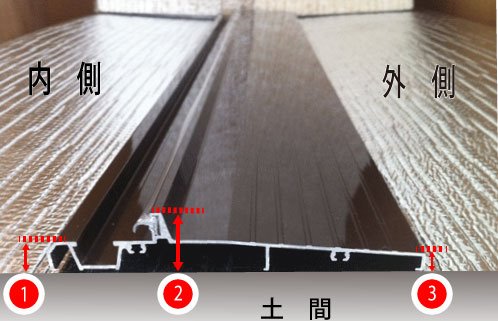 下枠の詳細寸法